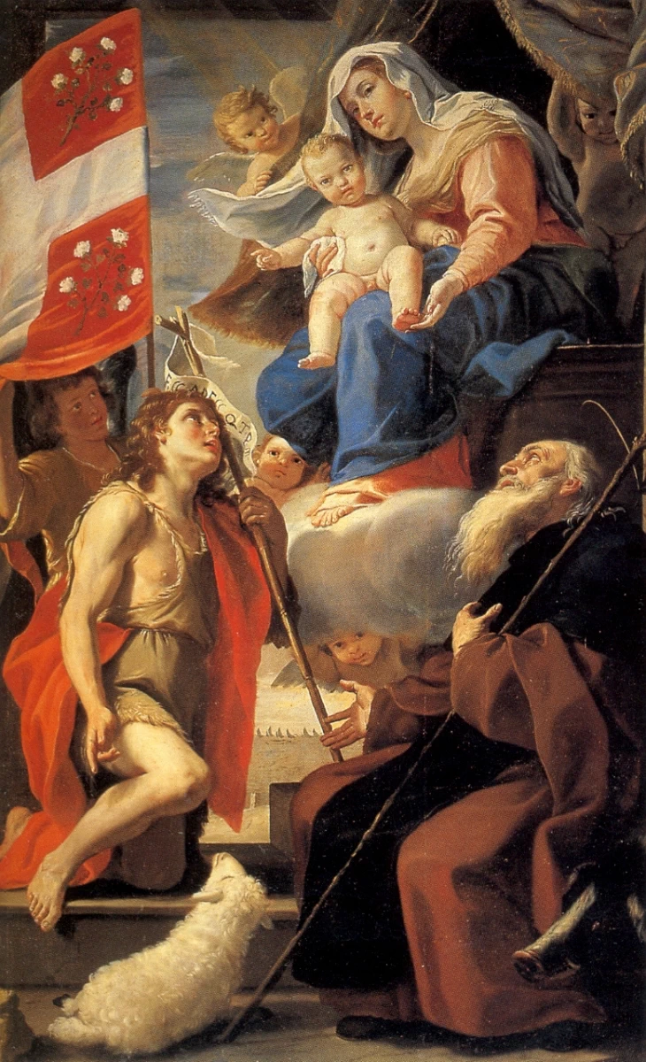 Madonna col Bambino e sant Giovanni Battista e Antonio abate - Rabat, Malta